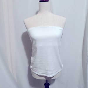 NWT Express One Eleven Tube Top with Built-In Shelf Bra. Size: L